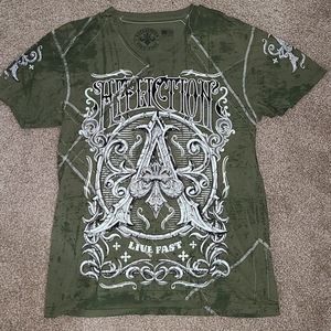 Affliction Live Fast t shirt